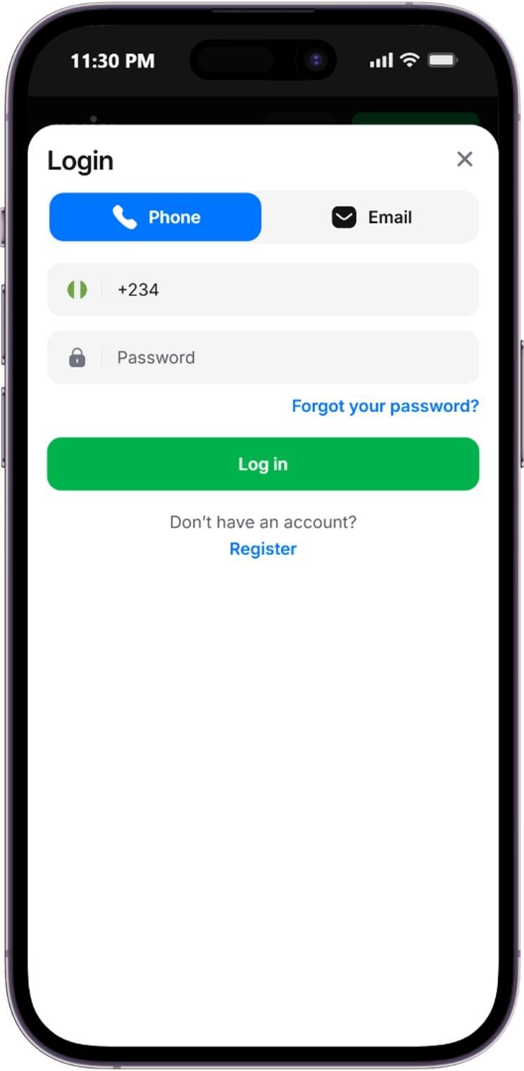 1Win Mobile Login Banner