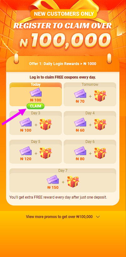 Daily bonuses