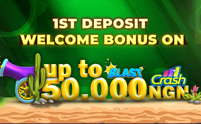 First deposit bonus on Blast and Crash