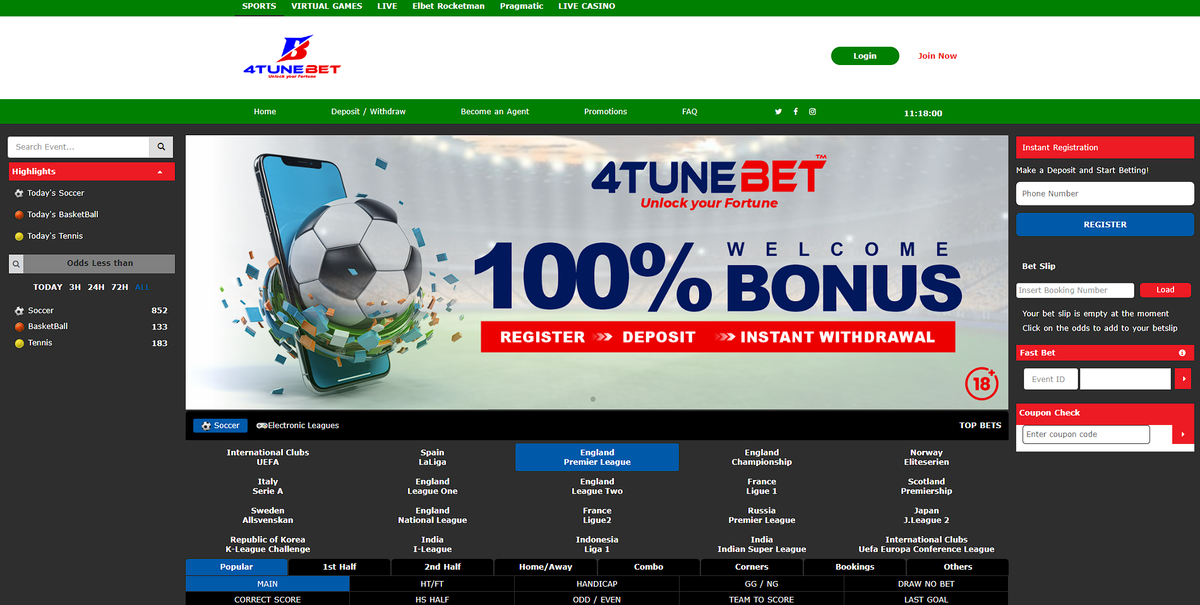 Fortunebet website