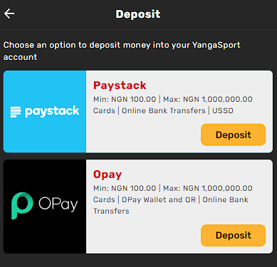 Payment methods