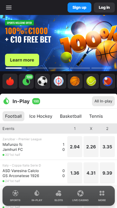 Mobile version Betmaster