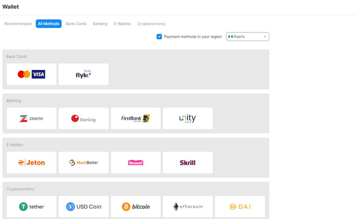 Betmaster payment system