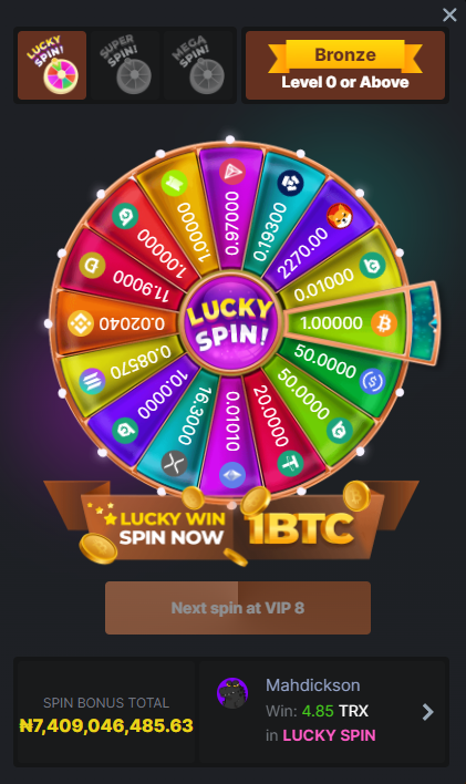 Lucky Wheel BC.Games