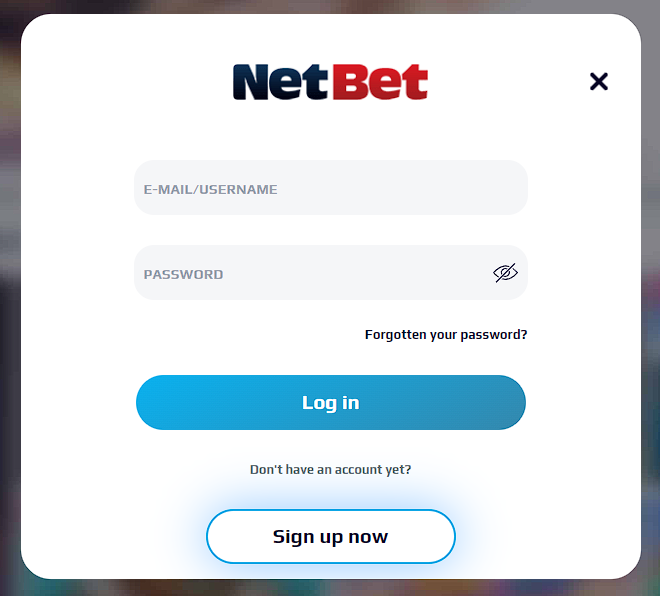 Log in NetBet