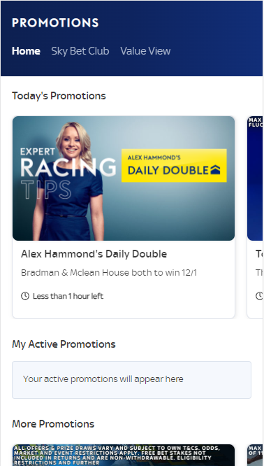 Sky Bet Bonus Program