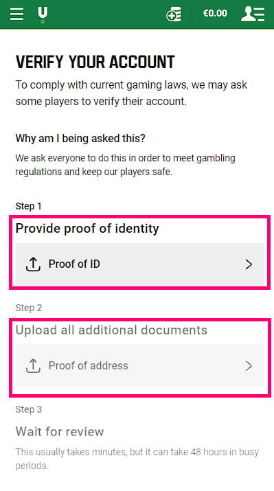 Verification of identity