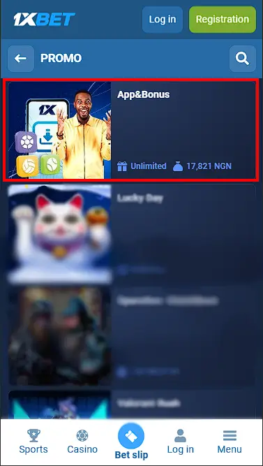 1xbet mobile app bonus