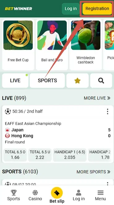 How to register on Betwinner Nigeria?