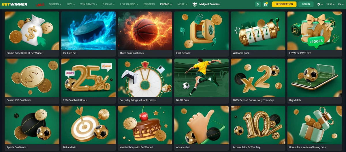 Betwinner Nigeria Sports bonuses