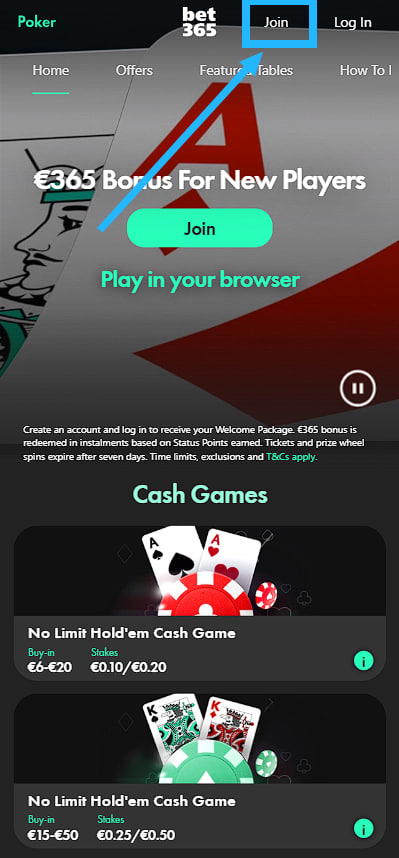 Bet365 poker app