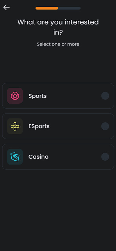 Sports, ESports, Casino