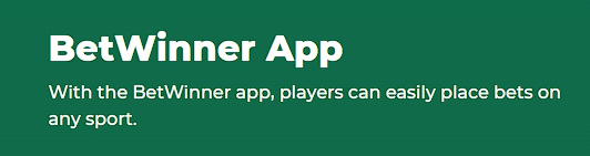 Betwinner apk android