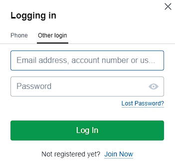 Other login Marathonbet