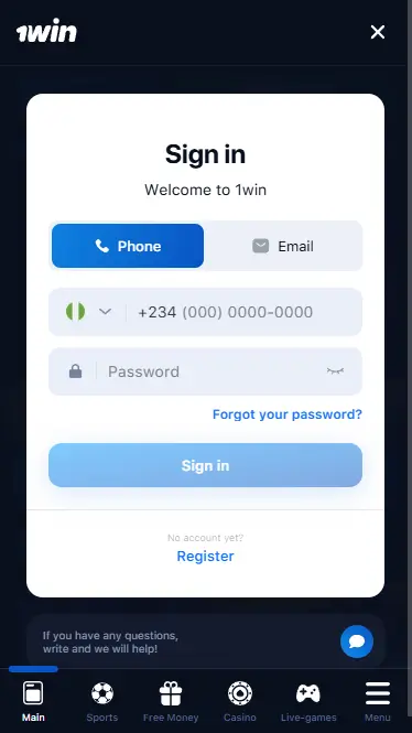 1win App Sign In