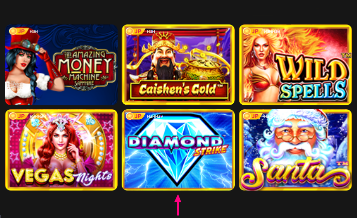 "Diamond Strike" game on Bangbet