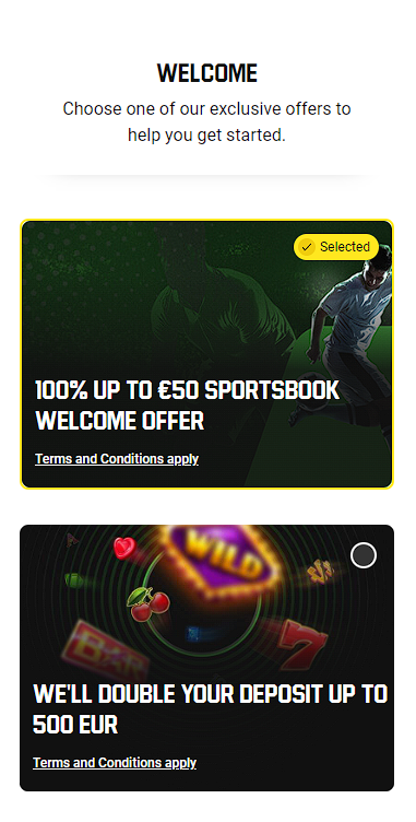 welcome bonus Unibet