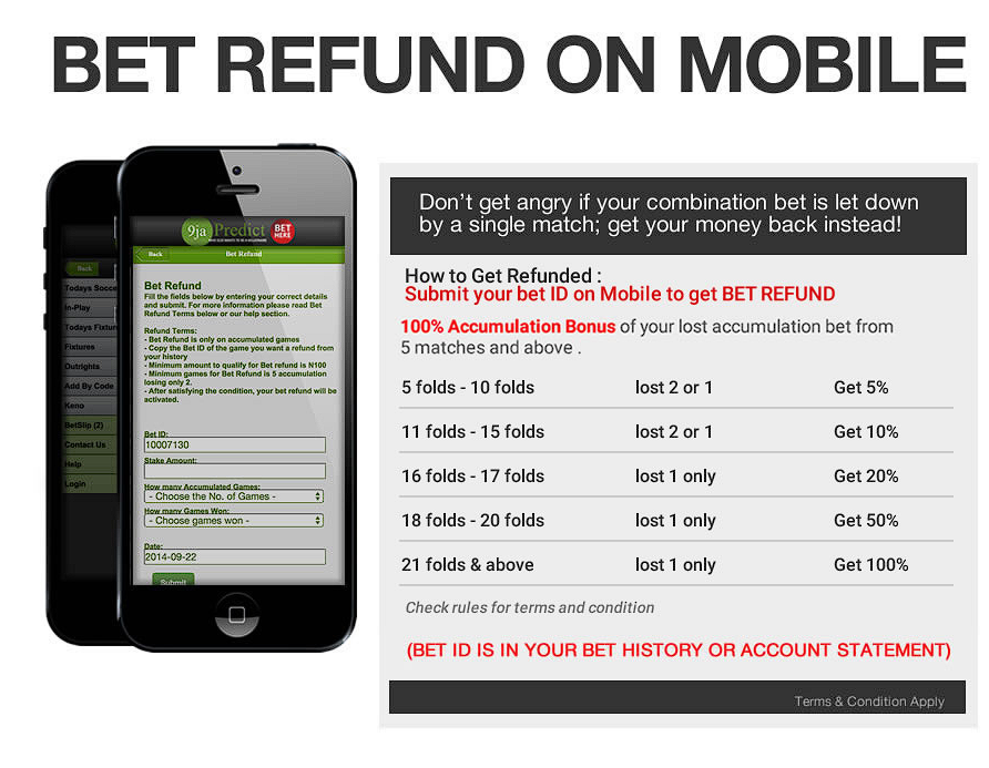 Bet refund 9japredict