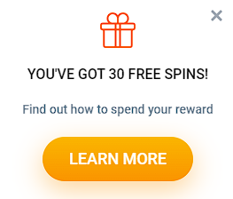 30 free spins