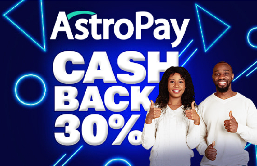 30% cashback AstroPay