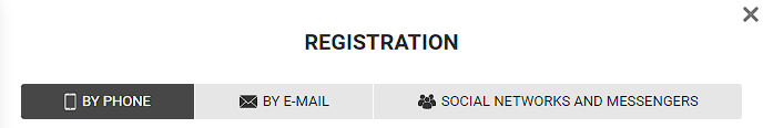 Types of registration