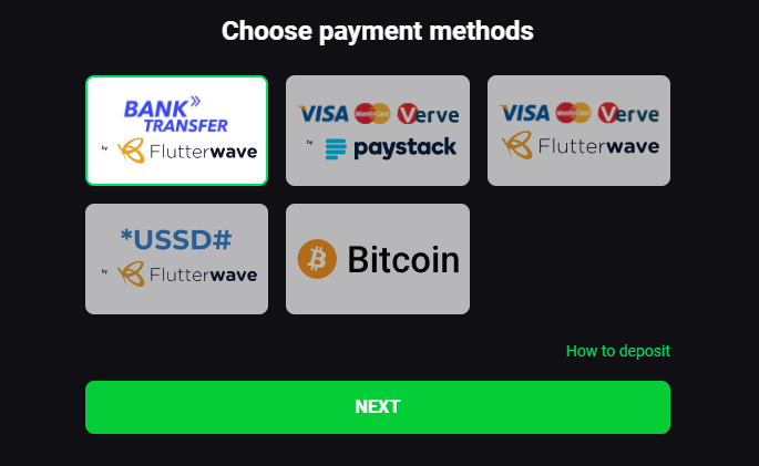 Payment Methods N1bet 