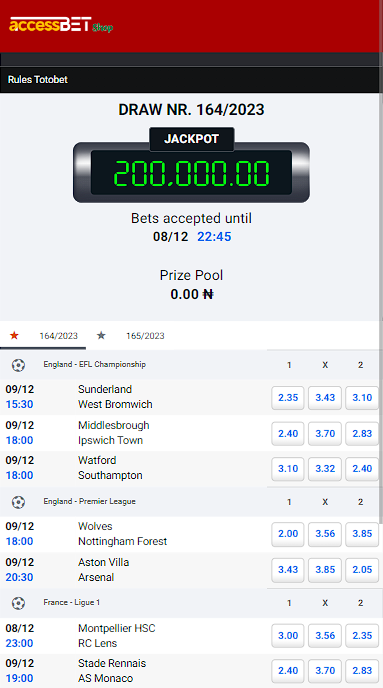 AccessBet Jackpot