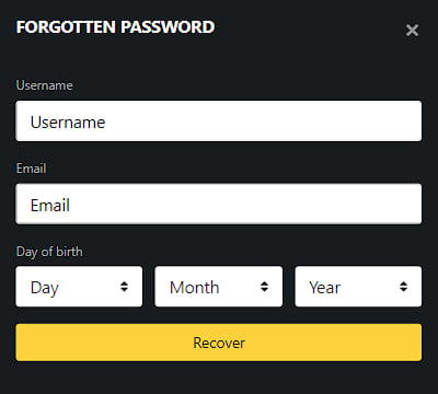 Forgot password