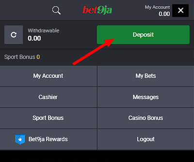 Bet9ja deposit