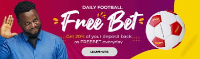 Soccer freebet on Accessbet