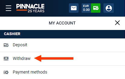 Withdraw Pinnacle