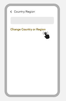 Change Country or Region