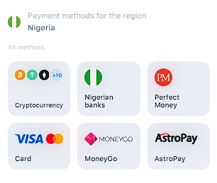 Payment methods