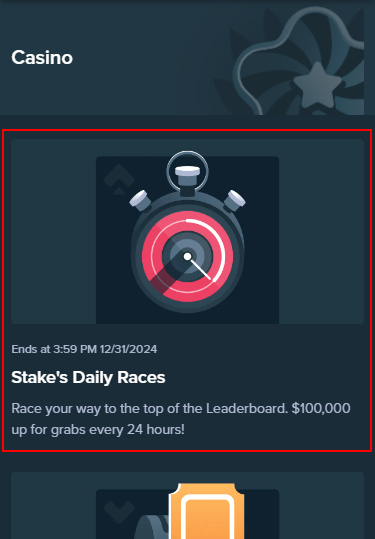 Stake's Daily Races