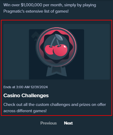 Casino Challenges