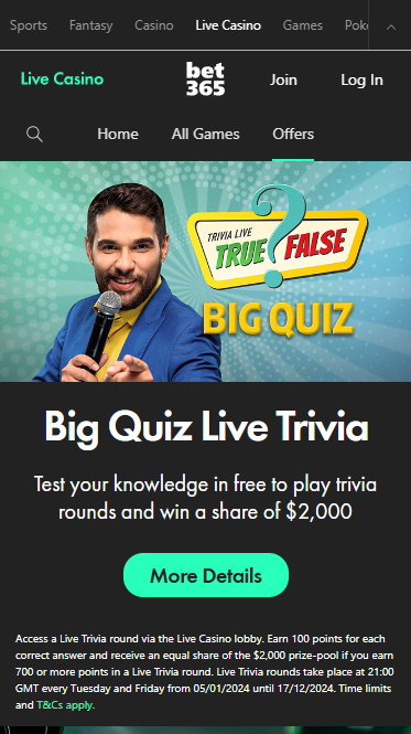 Big Quiz Live Trivia