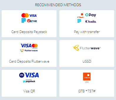 Payment methods