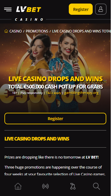 Live Casino Drops And Wins 