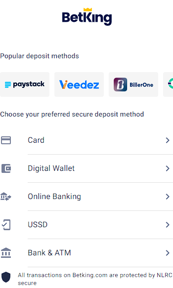 Payment methods