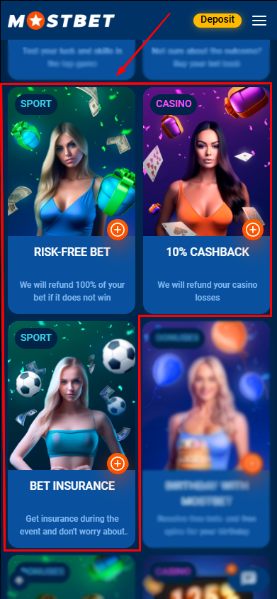 Mostbet Sports and Casino Cashback Bonuses