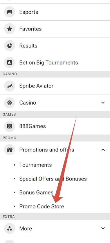How to get 888starz promo code?