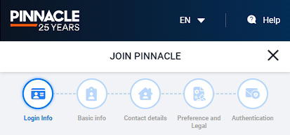 Pinnacle registration steps