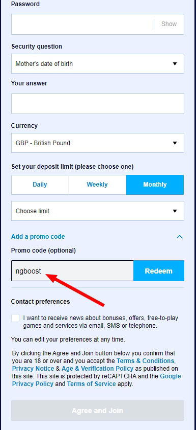 Promo code ngboost