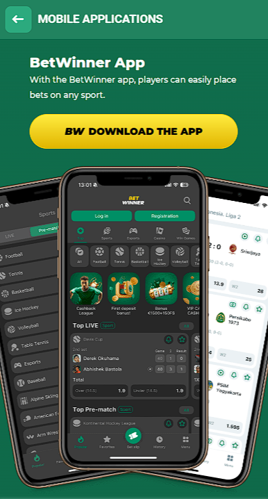 Does Betwinner havw an app?