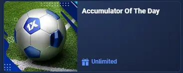 1xBet accumulator of the day