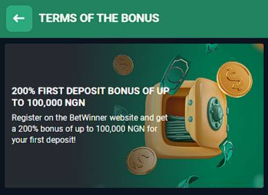 How to get betwinner welcome bonus on casino?