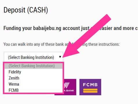 How to withdraw and deposit from baba ijebu in nigeria