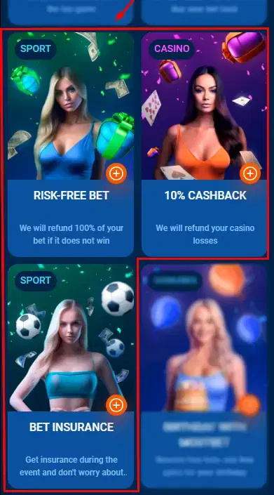 Mostbet casino and sports bonuses 