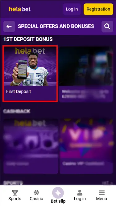Helabet Welcome Bonus