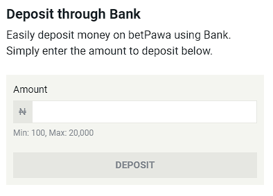 Bank deposit